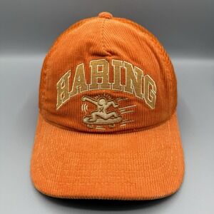 Keith‎ Haring X Hat Cap Orange Mad Engine Corduroy Mesh Trucker Snapback Mens